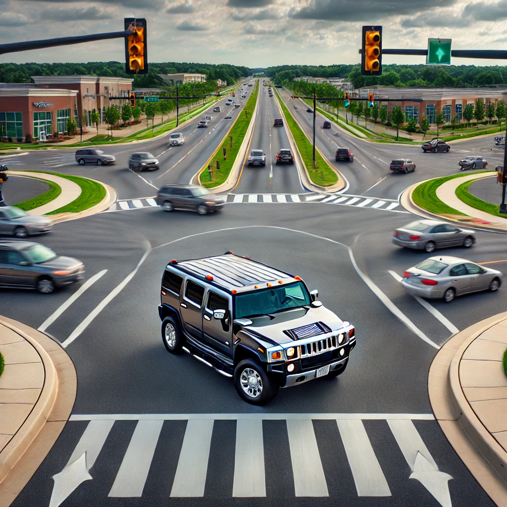 Virginia News Continuous Flow Intersection 2014 Hummer